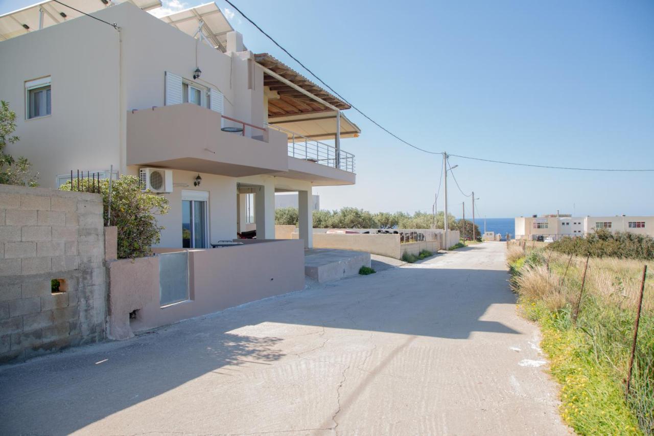 Studio Athena With Panoramic View Of Makrygialos Lejlighed Pilalímata Eksteriør billede