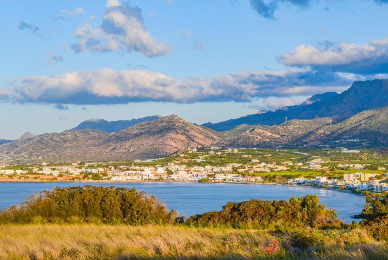 Studio Athena With Panoramic View Of Makrygialos Lejlighed Pilalímata Eksteriør billede